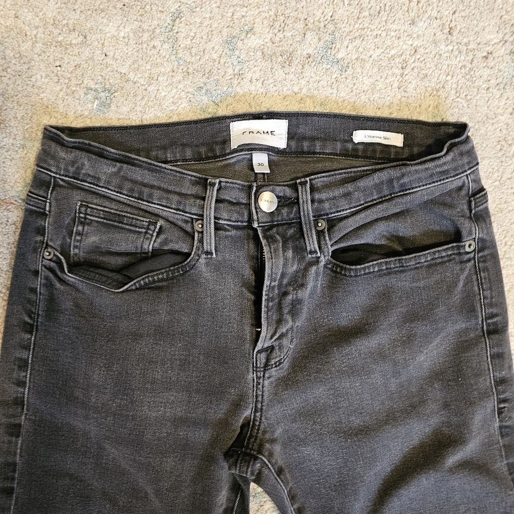 Gray Denim Jeans